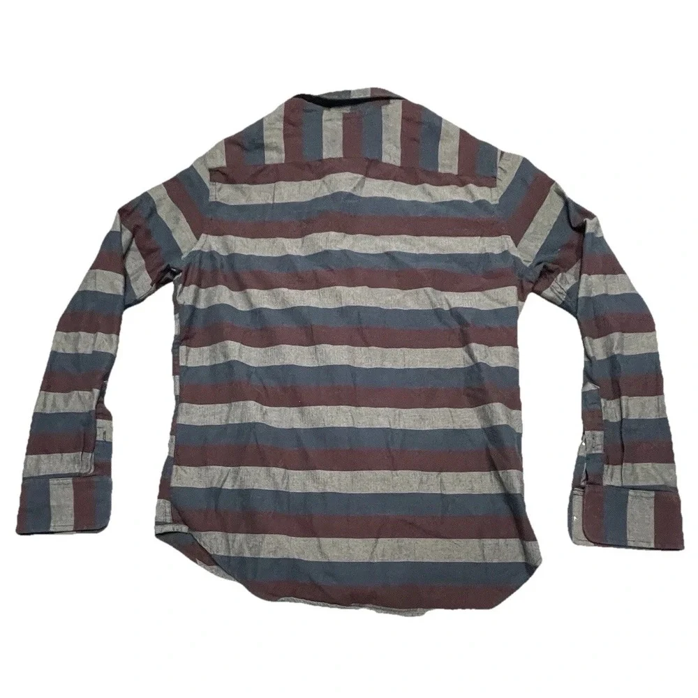 Banana Republic Soft‎ Wash Striped Shirt Size Medium